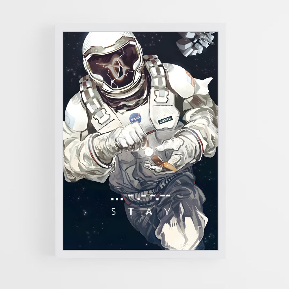 Poster artistique interstellaire captivant – affiche Art spatial (vue 3)